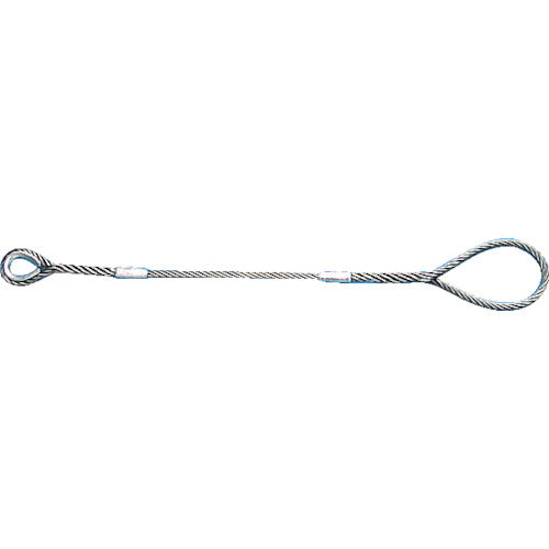 TRUSCO Wスリング Bタイプ 片端シンブル入リ 6mmX3.5m GRB6S3.5 トラスコ