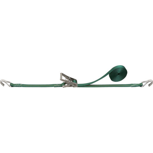 TRUSCO 強力型ベルト荷締機 SUS金具 25mm幅 300kg Jフック GX25S300J トラスコ
