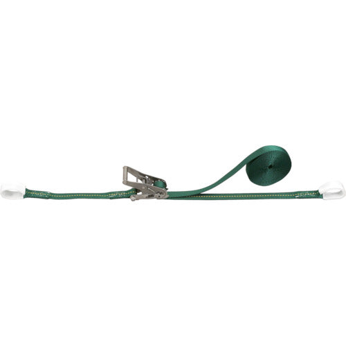 TRUSCO 強力型ベルト荷締機 SUS金具 25mm幅 300kg アイタイプ GX25S300R トラスコ