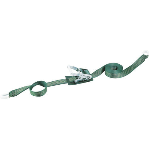TRUSCO 強力型ベルト荷締機 SUS金具 38mm幅 600kg アイタイプ GX38S600R トラスコ