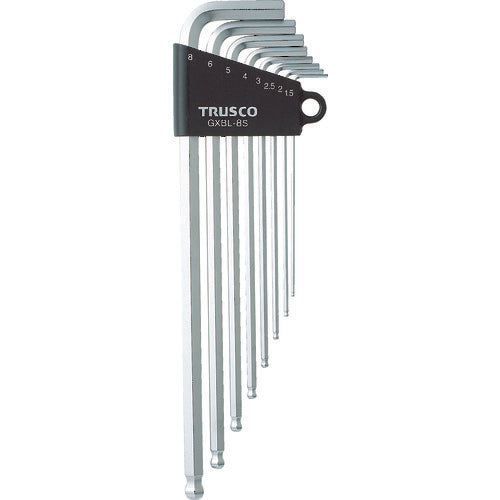 TRUSCO ロングボールポイント六角棒セット 8本組 GXBL8S トラスコ