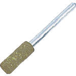 TRUSCO 高切削ゴム軸付砥石 Φ6X幅15X軸3 #80 10本入 GY806C トラスコ