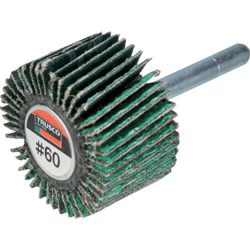 TRUSCO 超研削フラップホイール 外径40X幅25X軸径6 #Z60 5個入 HF4025Z60 トラスコ