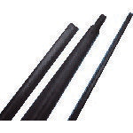 TRUSCO TRUSCO 耐熱150℃収縮チューブ 収縮前内径6.4mm 長サ1m 10本入リ 黒 HR1506.4BK トラスコ
