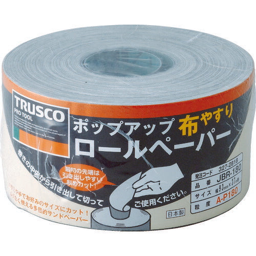 TRUSCO ポップアップロールペーパー 93mmX37m #180 JBR180 トラスコ