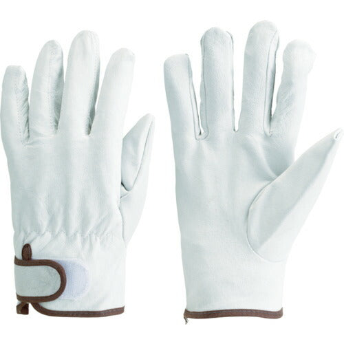 TRUSCO マジック式手袋豚本革製 Mサイズ JK717M トラスコ