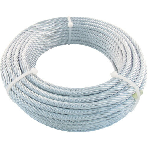 TRUSCO JIS規格品メッキ付ワイヤロープ (6X24)Φ12mmX30m JWM12S30 トラスコ