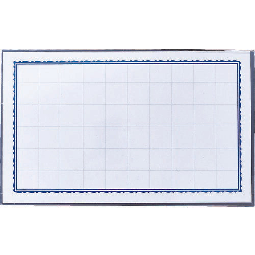 TRUSCO 再生PET 硬質簡易名札 クリップピンタイプ 台紙55×90mm KHEN1P トラスコ