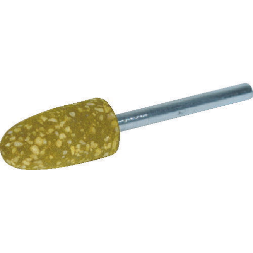 TRUSCO ゴム軸付砥石 砲弾型 Φ10X幅20X軸3 220# 10本入 KI2210HF トラスコ