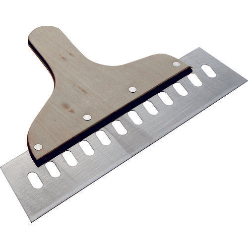 TRUSCO 軽量ステンレス地ベラ 穴アキ 厚ミ1.2 幅300ミリ KNA12300 トラスコ