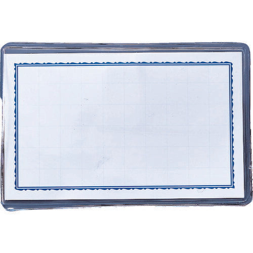 TRUSCO 軟質塩ビ簡易名札 クリップピンタイプ 台紙55×90mm KSN1P トラスコ