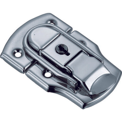 TRUSCO パッチン錠 鍵付タイプ・スチール製 (2個入) L12 トラスコ