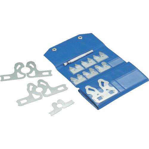 TRUSCO ラジアスゲージ L型 測定範囲17.5~21.0 8枚組 L300MD トラスコ