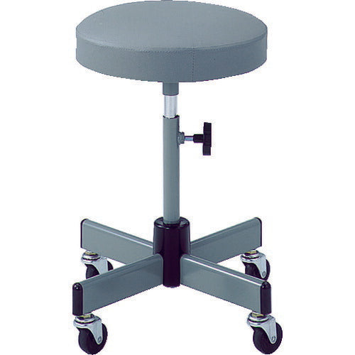 TRUSCO 作業用チェア Φ315XH460ー560 グレー L60C トラスコ