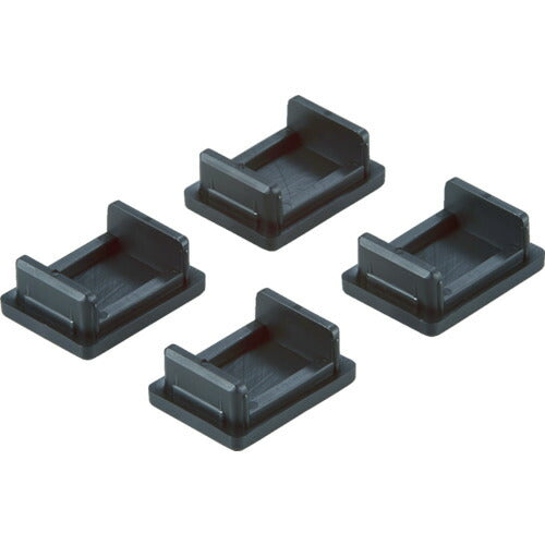 TRUSCO M1.5型軽中量棚用樹脂ベース 4個入 M1.5JB4S トラスコ