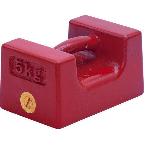 TRUSCO M1級 鋳鉄製枕型分銅 5kg M1RW5KG トラスコ