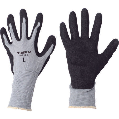 TRUSCO ニトリル背抜キ手袋MF L MFNGL トラスコ