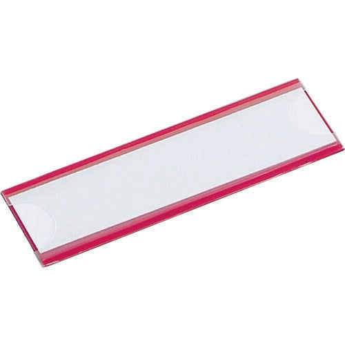 TRUSCO マグネット式見出シプレート 25X80 赤 10枚入 MGP25X80R トラスコ