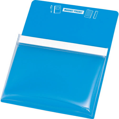 TRUSCO マグネットポケットA4用 青 MGPA4B トラスコ