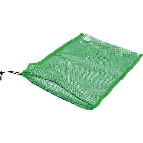TRUSCO メッシュ袋 小 1枚入 39X55cm 目合4mm 緑 MHS1GN トラスコ