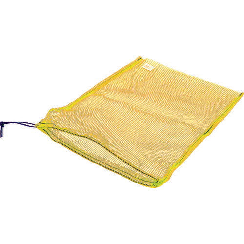TRUSCO メッシュ袋 小 1枚入 39X55cm 目合4mm 黄色 MHS1Y トラスコ