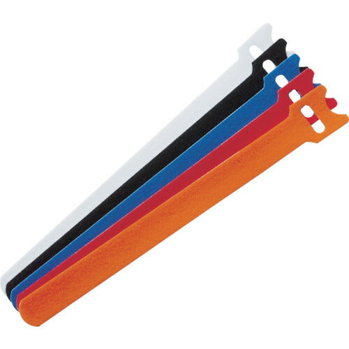 TRUSCO マジックバンド 超薄型 ストラップ 15cm アソート (5本入) MKSH1915S トラスコ