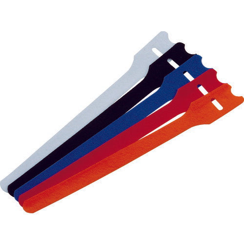 TRUSCO マジックバンド 超薄型 ストラップ 20cm アソート (5本入) MKSH2520S トラスコ