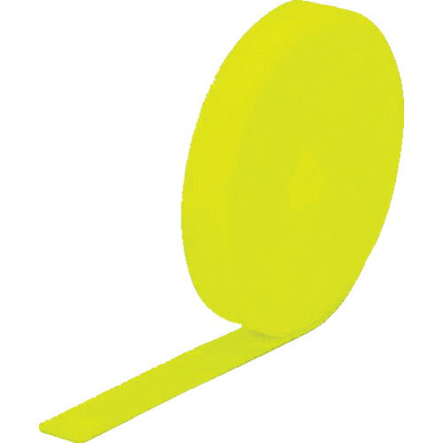 TRUSCO マジックバンド[[R下]]結束テープ両面蛍光イエロー20mm25m MKT20250LY トラスコ