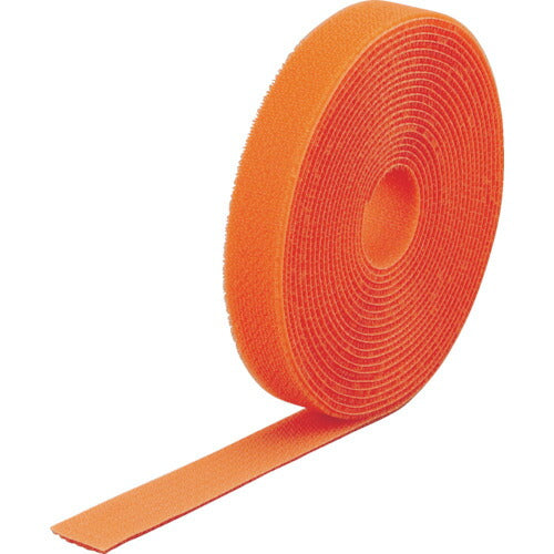 TRUSCO マジックバンド[[R下]]結束テープ両面 オレンジ20mm×25m MKT20250OR トラスコ