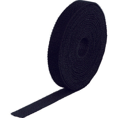 TRUSCO マジックバンド[[R下]]結束テープ 両面 幅20mmX長サ5m黒 MKT2050BK トラスコ