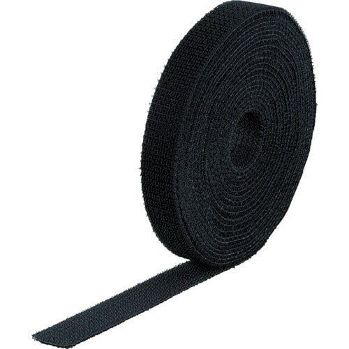 TRUSCO マジックバンド[[R下]]結束テープ 両面 黒 40mm×25m MKT40250BK トラスコ