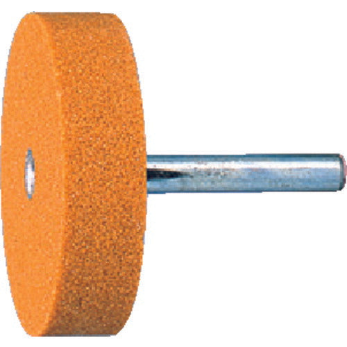 TRUSCO 軸付砥石WA 平型 Φ32X幅10X軸6 #60 5本入 MO781P トラスコ