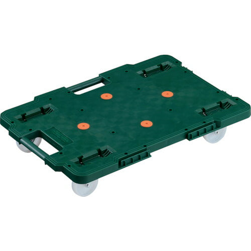 TRUSCO 連結式ルートバン 615X415 ナイロン車輪 緑 MPB600NGN トラスコ