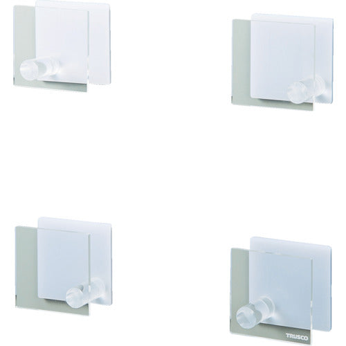 TRUSCO マグネットパンフレットホルダー4個組 MPH4S トラスコ