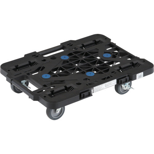 TRUSCO ルートバンメッシュタイプ 515X385 4輪自在 ストッパー付 黒 MPK500JSBK トラスコ
