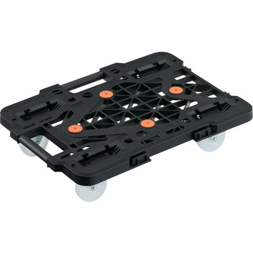 TRUSCO 連結式ルートバン メッシュタイプ 515X385 ナイロン車輪 黒 MPK500NBK トラスコ