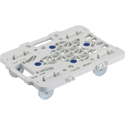 TRUSCO 連結式ルートバン メッシュタイプ 515X385 ナイロン車輪 オール自在 白 MPK500NJW トラスコ