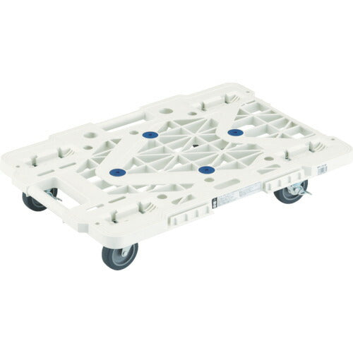 TRUSCO ルートバンメッシュタイプ 615X415 4輪自在 ストッパー付 白 MPK600JSW トラスコ