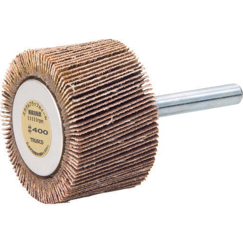 TRUSCO ミラクルフラップホイール 外径40X厚25X軸6 5個入 #400 400# MR4025 400 トラスコ