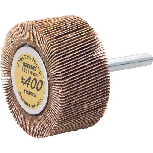TRUSCO ミラクルフラップホイール 外径50X厚25X軸6 5個入 #400 400# MR5025 400 トラスコ