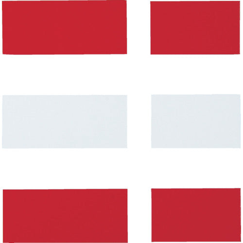 TRUSCO マグネットダブルカラーシート 赤・白 MWCRW トラスコ