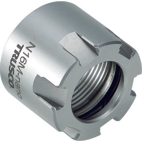 TRUSCO NC旋盤用ストレートシャンクコレットホルダ ERMナット M19XP1.0 N16MX トラスコ