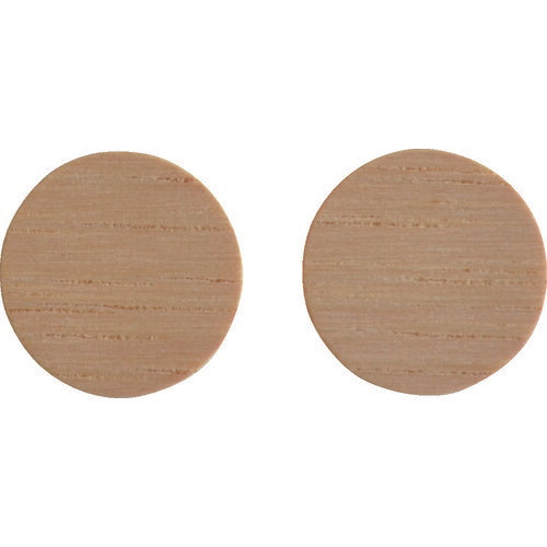 TRUSCO ネジ穴用シ-ル 14MM 木目ヒッコリ- 12個入 NC14MH トラスコ