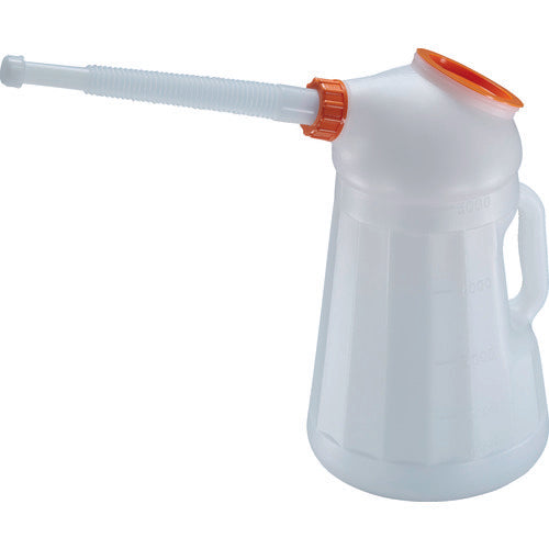TRUSCO オイルジョッキ ピノッキオ5L ノズル・本体蓋付 網付 PN5 トラスコ