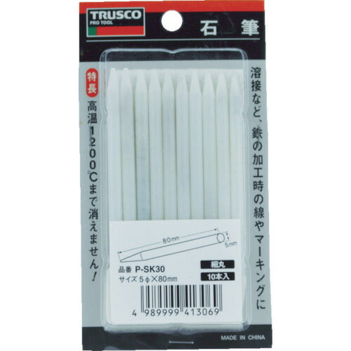 TRUSCO 石筆パック入 細丸 PSK30 トラスコ