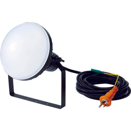 TRUSCO LED投光器 DELKURO 50W 5m アース付 2芯3芯両用タイプ RTLE505EP トラスコ