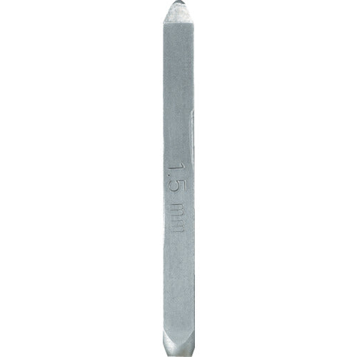 TRUSCO バラ刻印 1.5mm A SKD15EA トラスコ