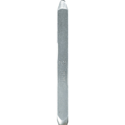 TRUSCO バラ刻印 2mm V SKD20EV トラスコ
