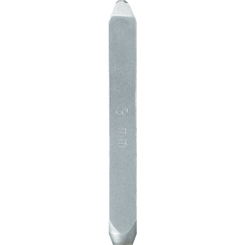 TRUSCO バラ刻印 3mm E SKD30EE トラスコ