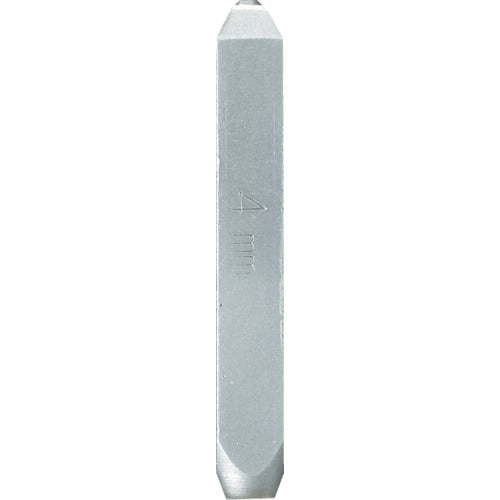 TRUSCO バラ刻印 4mm O SKD40EO トラスコ
